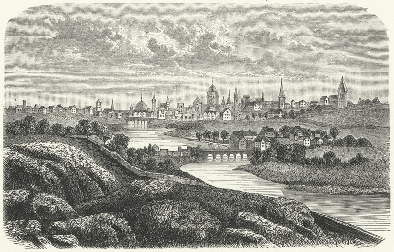 Dublín en el siglo XVII de German School