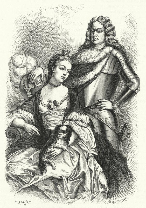 Duque y Duquesa de Marlborough de German School