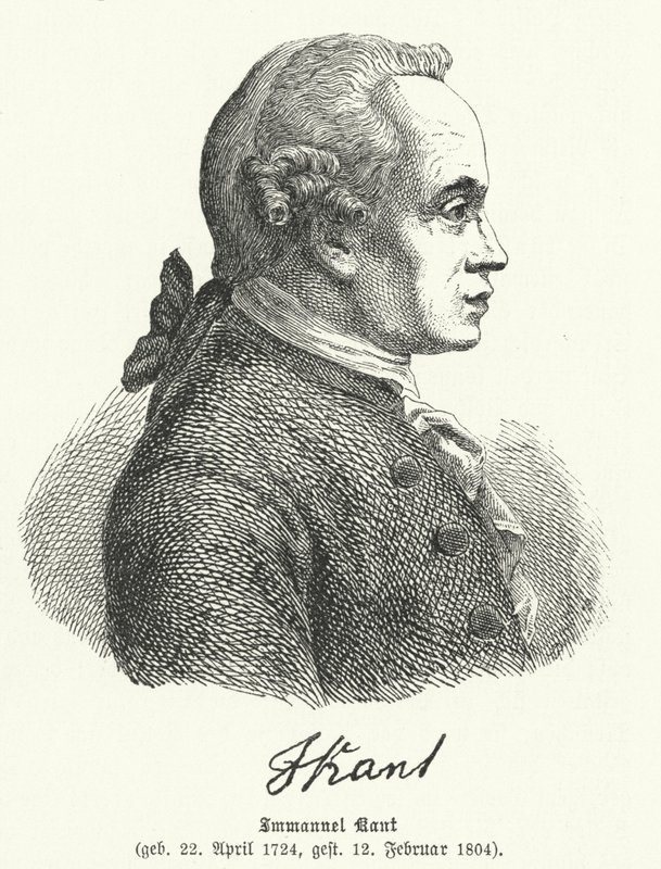 Emmanuel Kant, filósofo alemán de German School