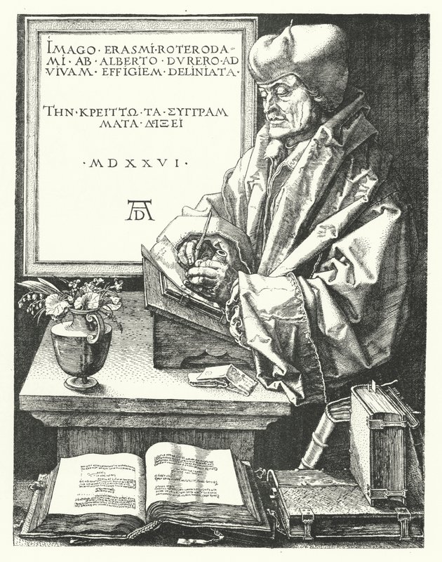 Erasmo de Rotterdam, reformador católico y humanista holandés de German School