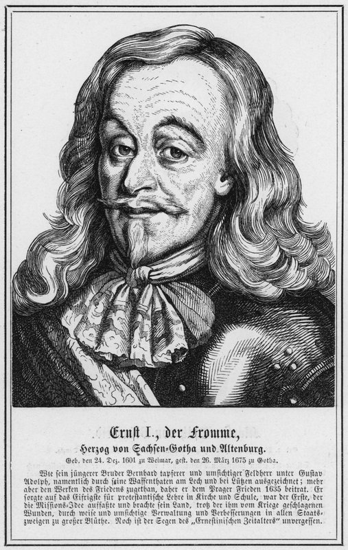 Ernesto I, el Piadoso, Duque de Sajonia-Gotha y Altenburgo de German School
