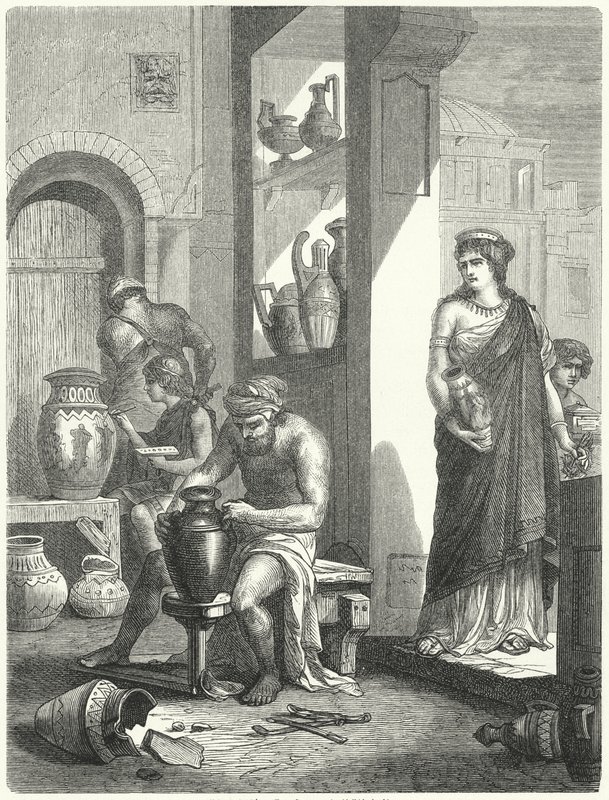 Taller de cerámica etrusca de German School