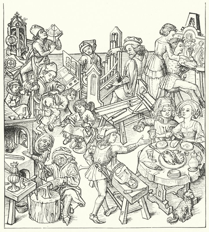 La vida cotidiana en la Alemania del siglo XV de German School