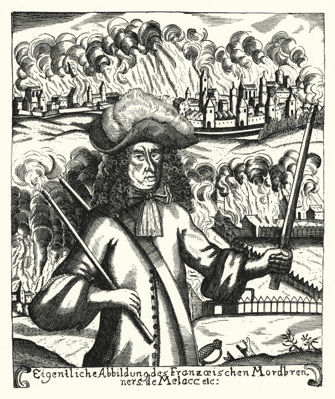 Ezechiel du Mas, Conde de Melac, soldado francés de German School