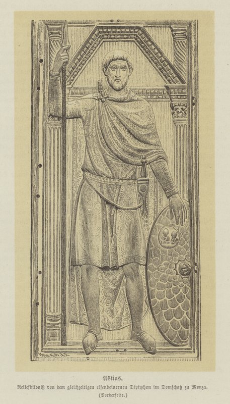 Flavio Aecio, general romano de German School