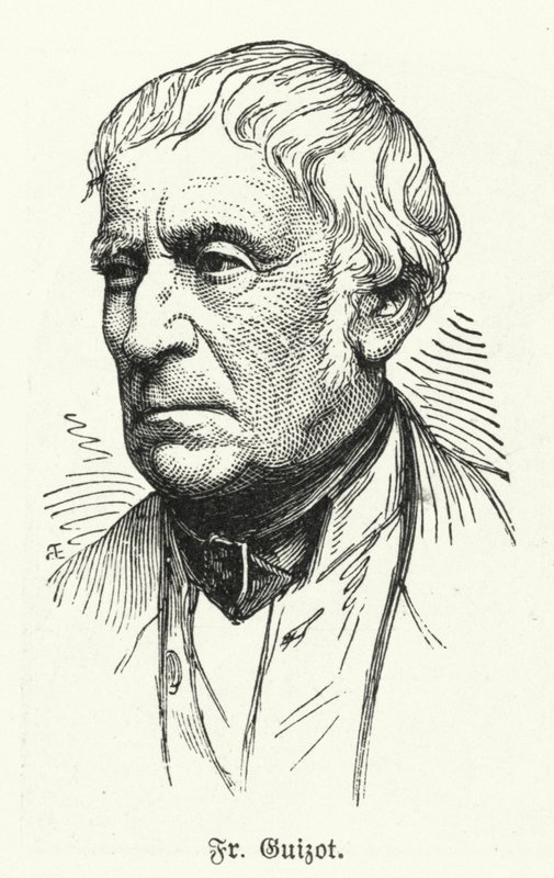 François Guizot, historiador y estadista francés de German School