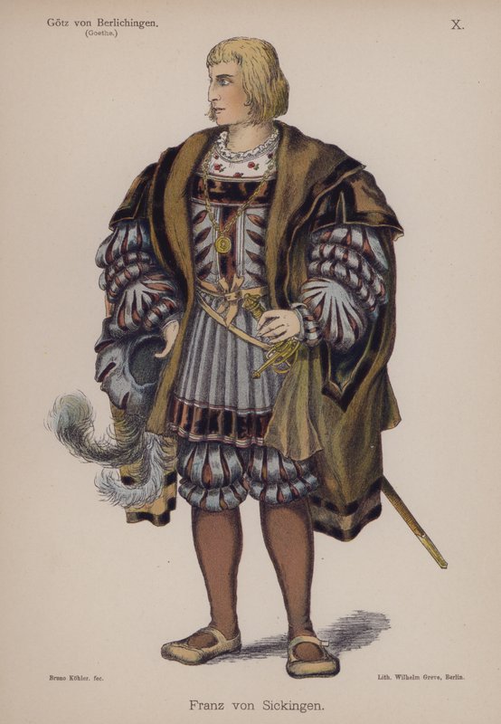 Franz von Sickingen, de Gotz von Berlichingen de Goethe de German School