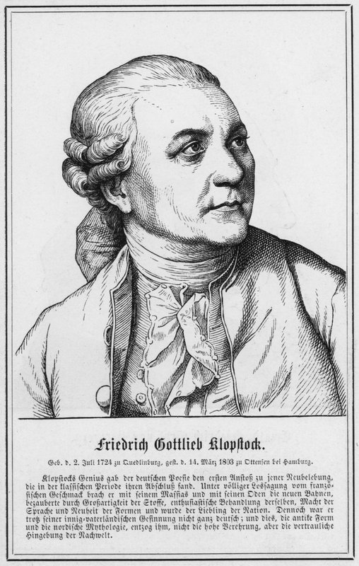 Friedrich Gottlieb Klopstock de German School