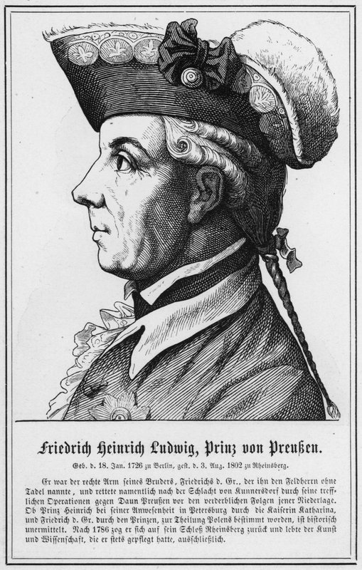 Friedrich Heinrich Ludwig, Príncipe de Prusia de German School
