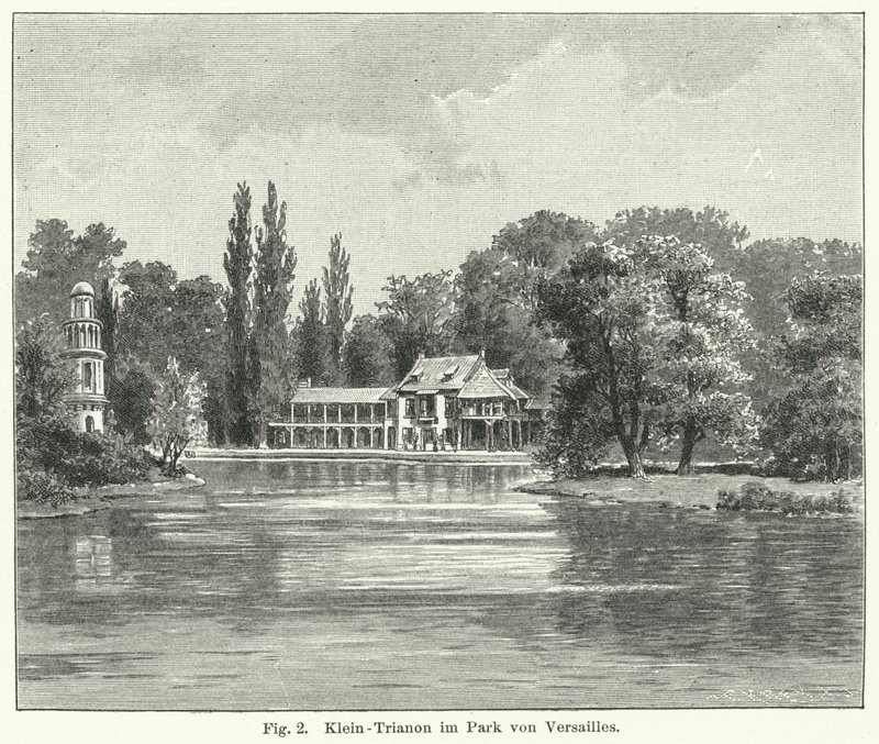 Diseño de jardín: Petit Trianon, Versalles, Francia de German School