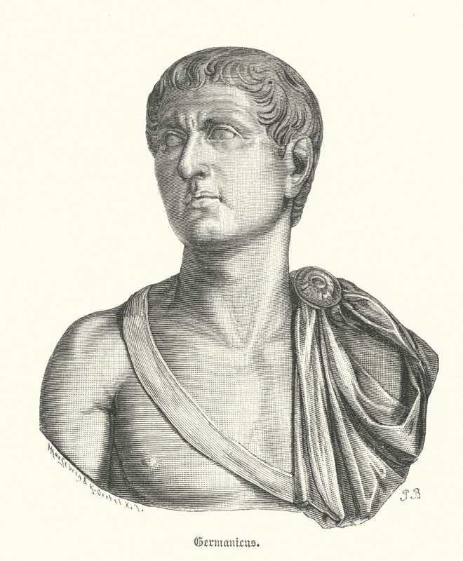 Germánico, general romano y padre del emperador Calígula de German School
