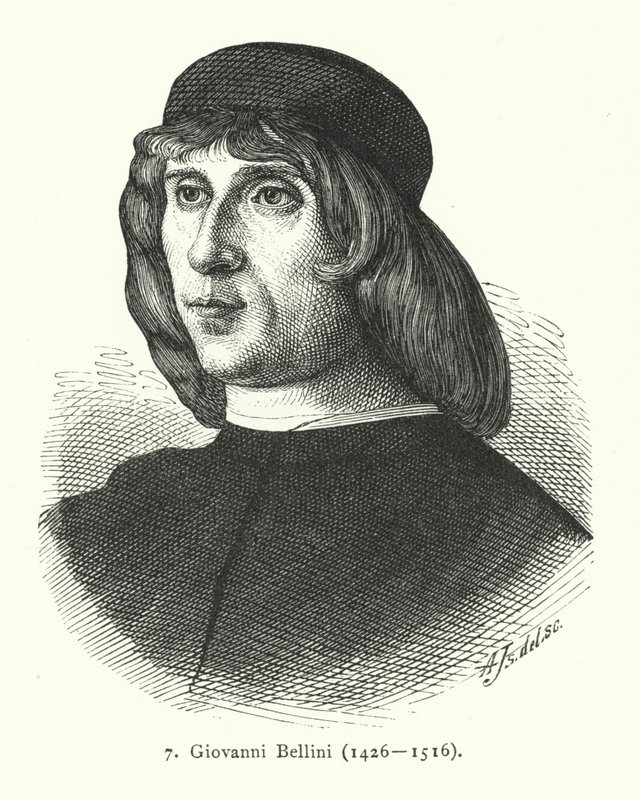 Giovanni Bellini, pintor renacentista italiano (grabado) de German School