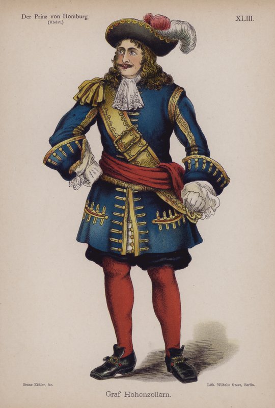 Graf Hohenzollern, de Der Prinz von Homburg (El príncipe de Homburg) de Heinrich von Kleist de German School