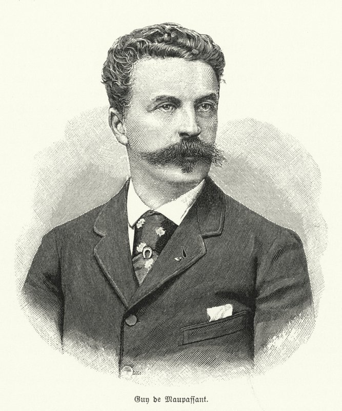 Guy de Maupassant, escritor de cuentos francés de German School