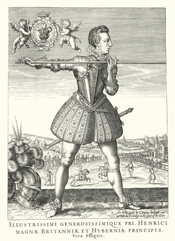 Enrique Federico, Príncipe de Gales, hijo mayor del Rey Jacobo I de Inglaterra de German School