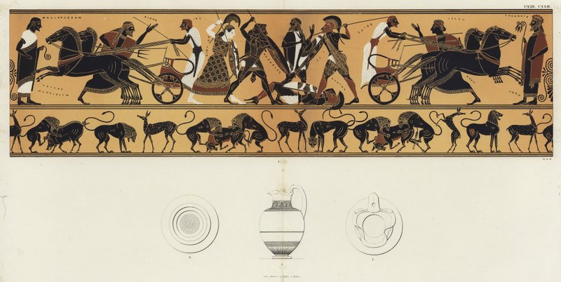 Hércules y Cícnus de German School