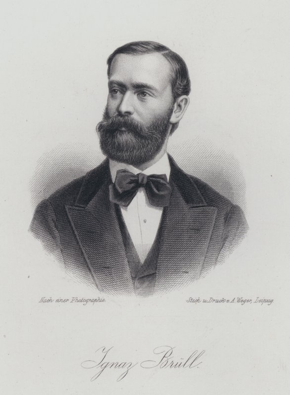 Ignaz Brull, pianista y compositor austriaco nacido en Moravia de German School