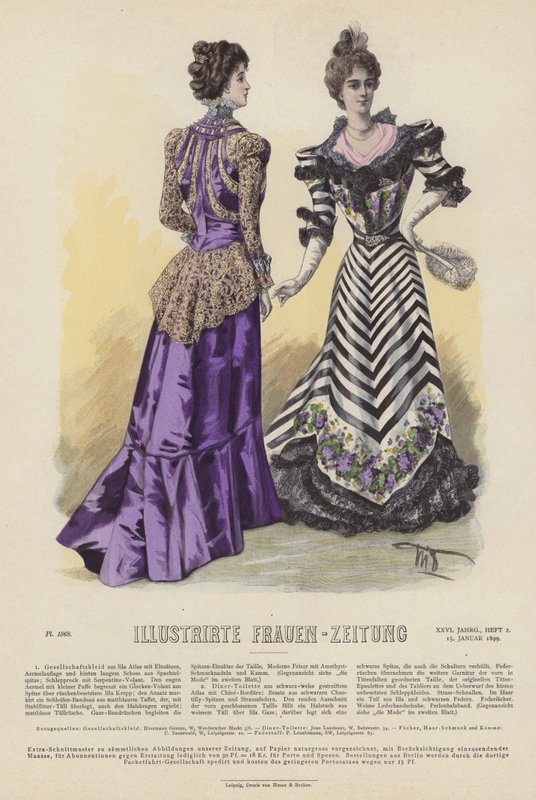 Ilustración para Illustrirte Frauen-Zeitung de German School
