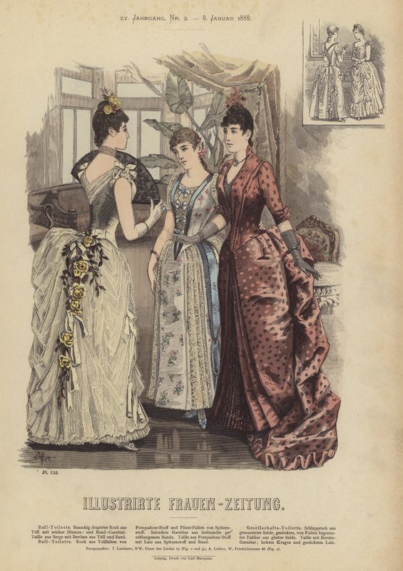 Ilustración para Illustrirte Frauen-Zeitung de German School