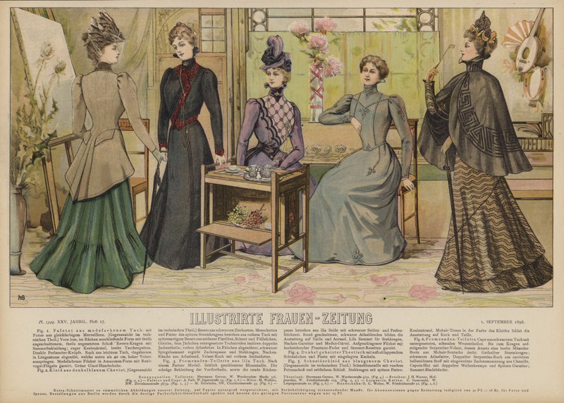 Ilustración para Illustrirte Frauen-Zeitung de German School