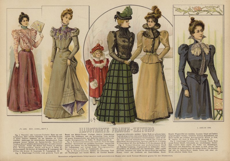 Ilustración para Illustrirte Frauen-Zeitung de German School
