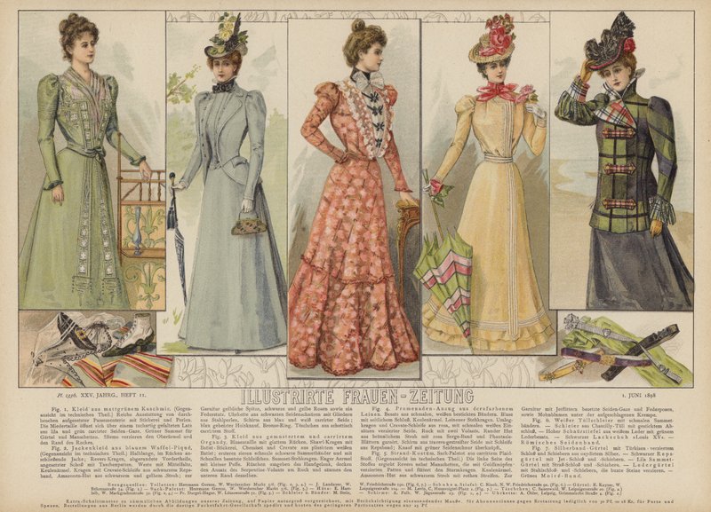 Ilustración para Illustrirte Frauen-Zeitung de German School