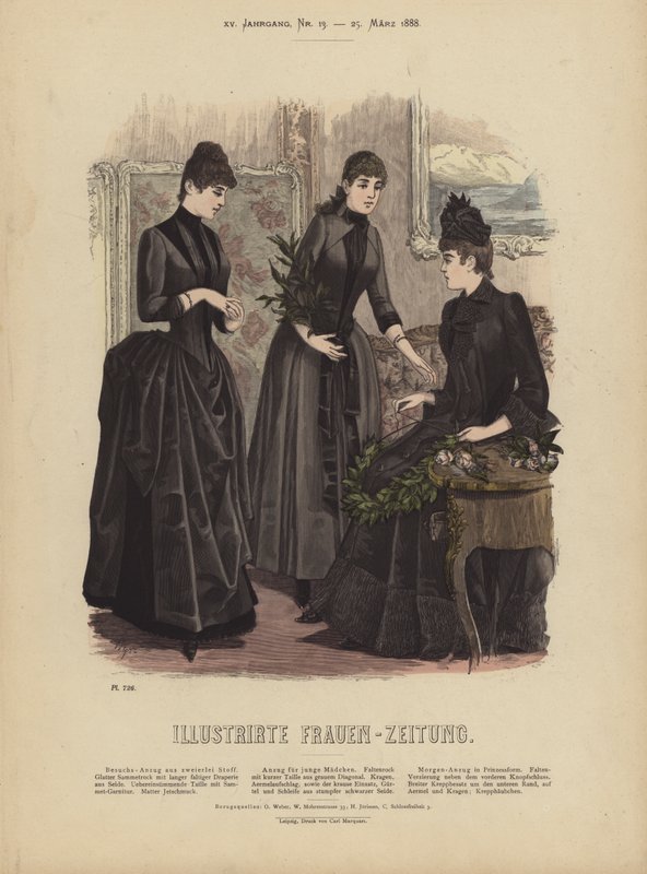 Ilustración para Illustrirte Frauen-Zeitung de German School