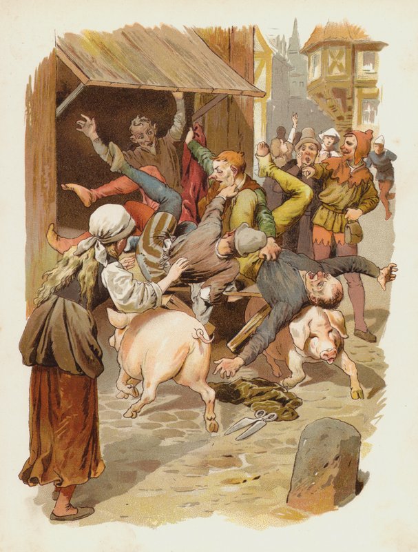 Ilustración para Till Eulenspiegel de German School