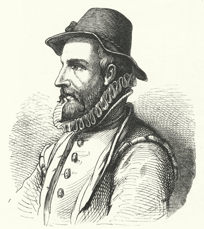 Johann Fischart, escritor y satírico alemán (grabado) de German School
