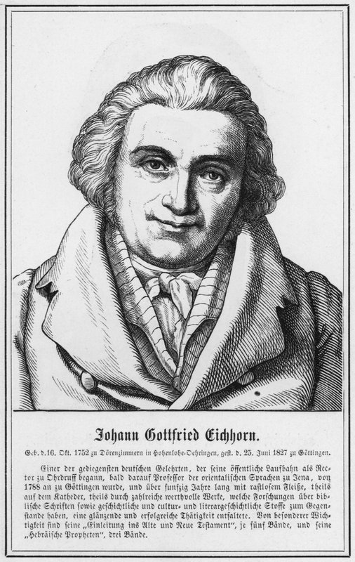 Johann Gottfried Eichhorn de German School