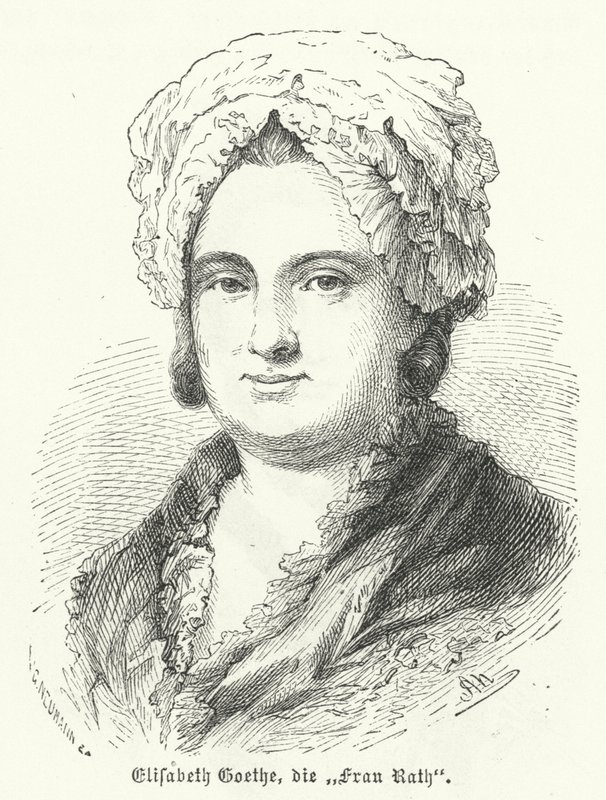 Katharina Elisabeth Goethe, madre del autor alemán Johann Wolfgang Goethe de German School