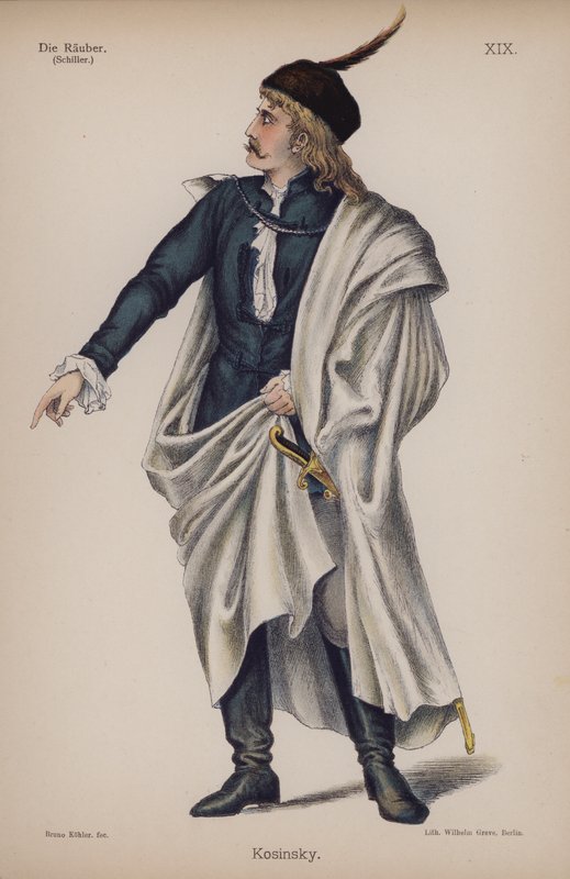 Kosinsky, de Die Räuber (Los bandidos) de Friedrich Schiller de German School