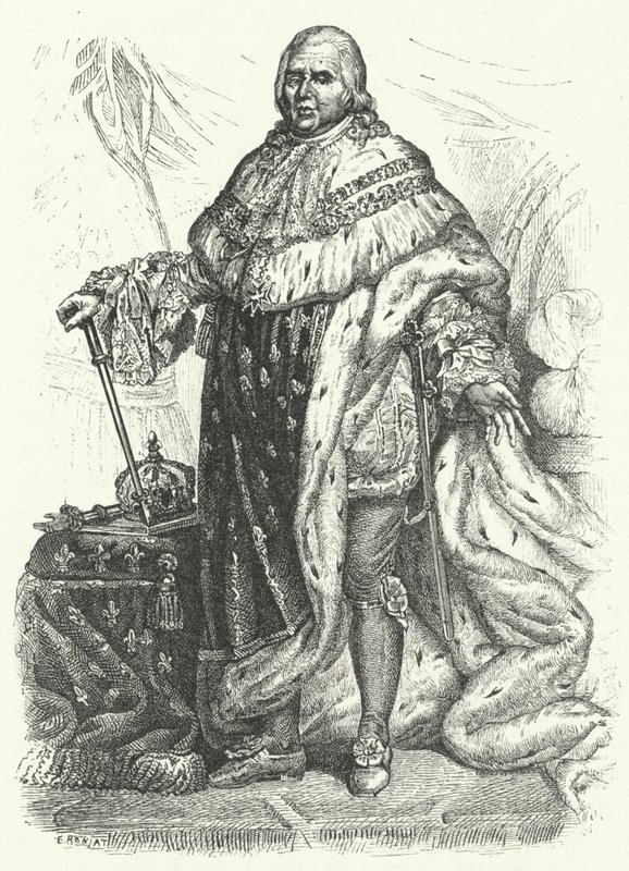 Luis XVIII, Rey de Francia de German School