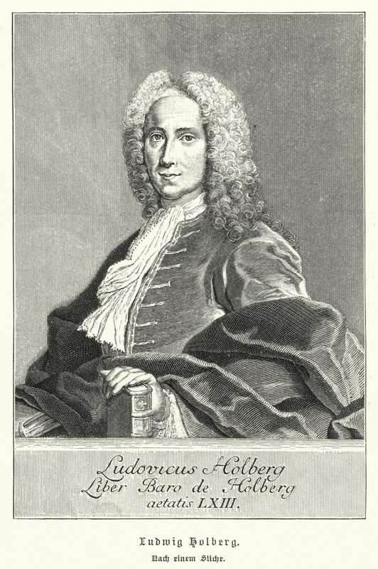 Ludvig Holberg, dramaturgo, filósofo e historiador danés-noruego de German School