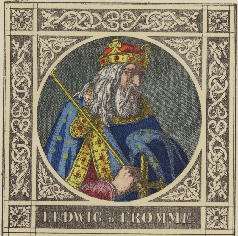 Ludovico Pío, 814-840 de German School