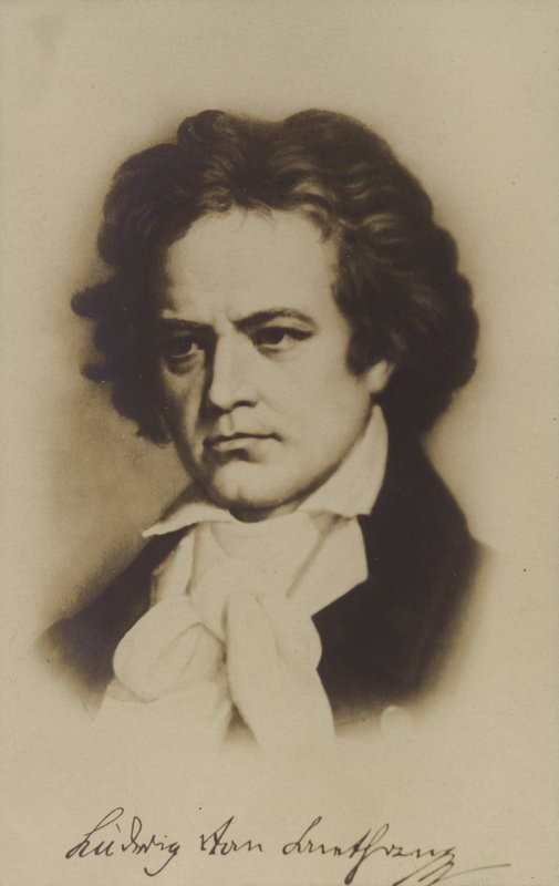 Ludwig van Beethoven, compositor y pianista alemán (1770-1827) de German School