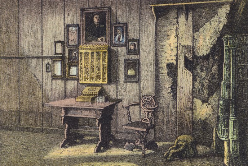 Habitación de Lutero en el Wartburg de German School