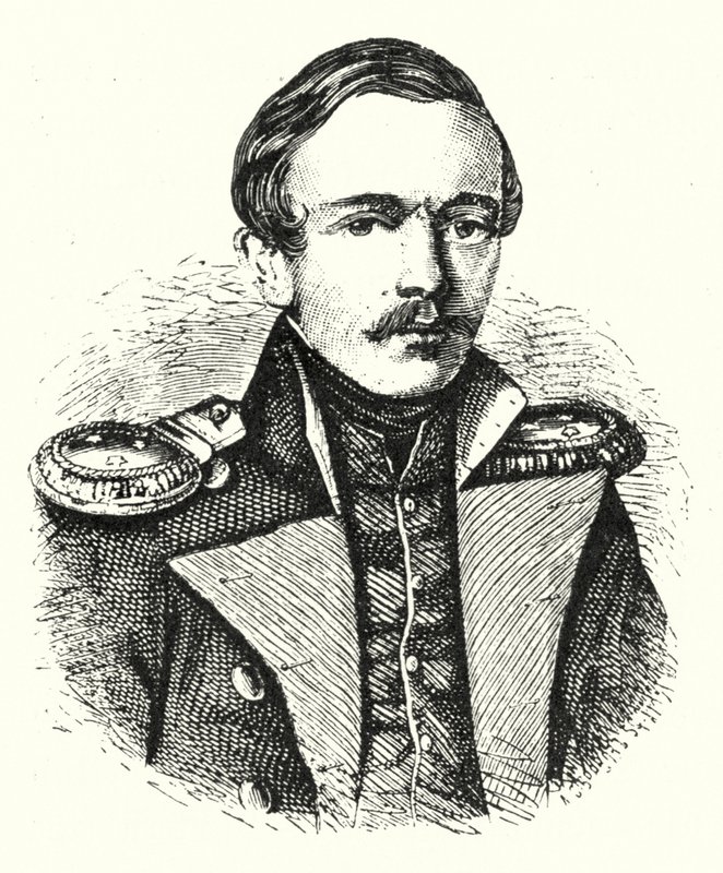 Mikhail Lermontov, poeta, escritor y pintor ruso de German School