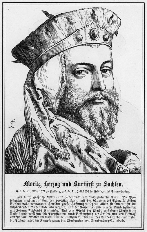 Morik, duque y elector de Sajonia de German School