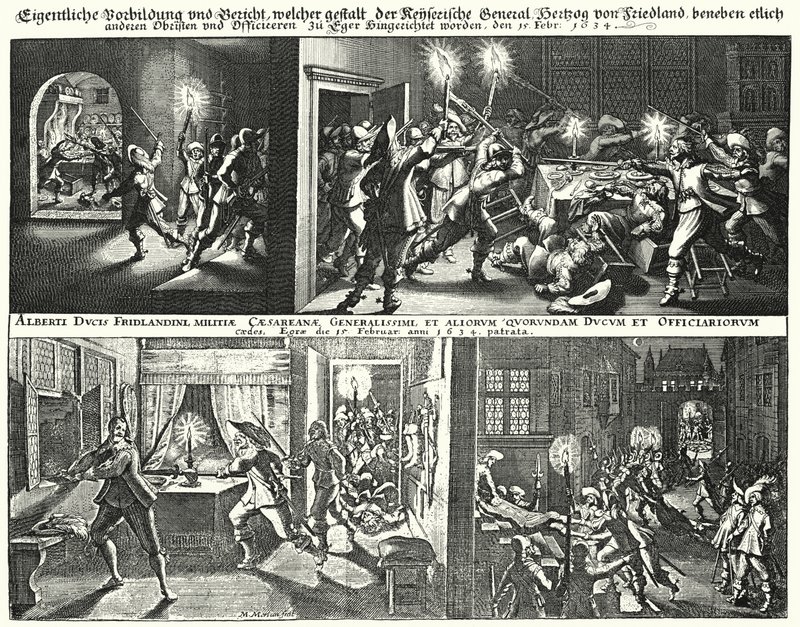 Asesinato de Albrecht von Wallenstein y sus seguidores de German School
