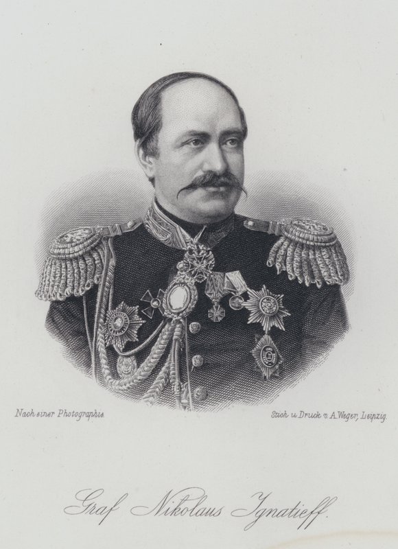 Nikolay Ignatyev, estadista y diplomático ruso de German School