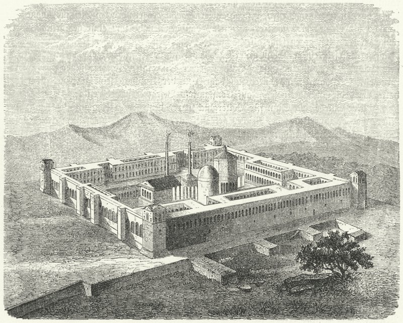 Palacio de Diocleciano en Salona, capital de la provincia romana de Dalmacia de German School