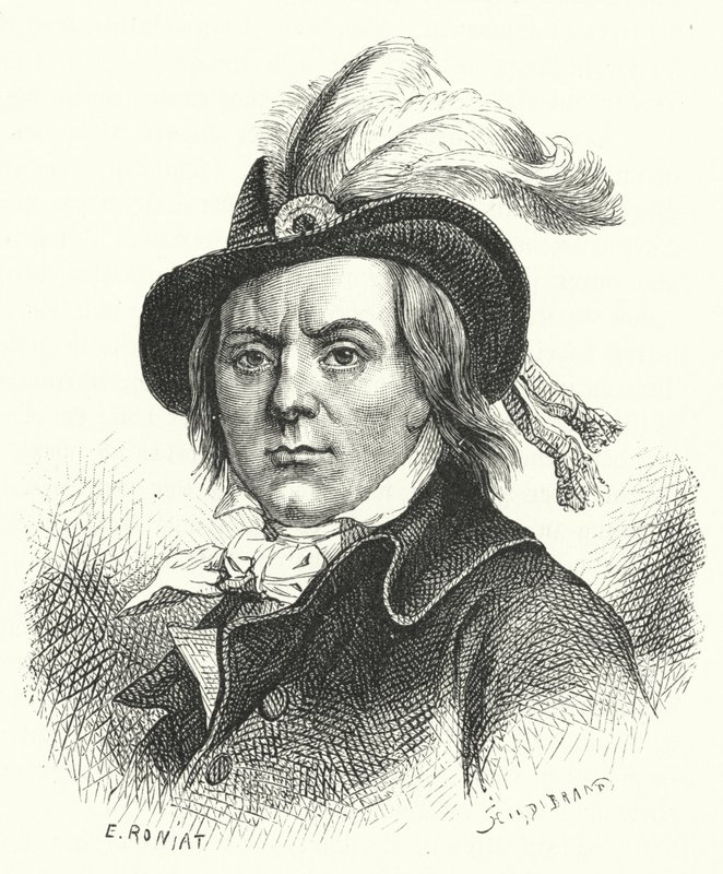 Paul Barras, político francés de la Revolución (grabado) de German School