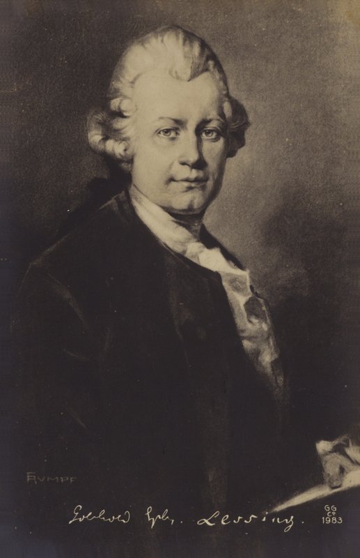 Retrato de Gotthold Ephraim Lessing de German School