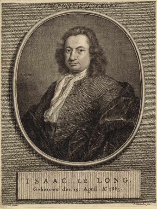 Retrato de Isaac le Long de German School