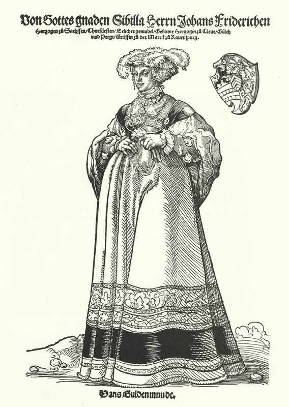 Retrato de Sibylle, Duquesa de Sajonia de German School