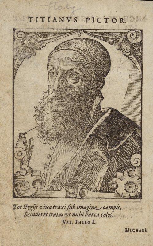 Retrato de Tiziano de German School