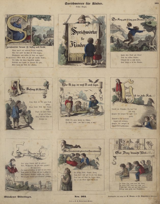 Proverbios para niños de German School