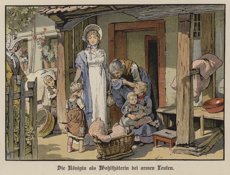 Reina Luisa de Prusia, benefactora de los pobres de German School