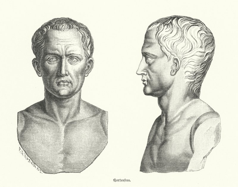 Quinto Hortensio, político y orador romano de German School